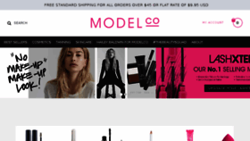 What Modelcocosmetics.com website looked like in 2017 (6 years ago)