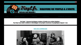 What My-vinyl.fr website looked like in 2017 (7 years ago)
