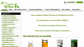 What Mydeen.fr website looked like in 2017 (7 years ago)