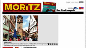What Moritz.de website looked like in 2017 (7 years ago)