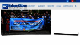 What Malangcitizen.com website looked like in 2017 (7 years ago)