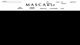 What Mascaro.com website looked like in 2017 (6 years ago)
