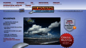 What Mr-mousepad.de website looked like in 2017 (7 years ago)