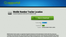 What Mobile-number-tracker-location.apportal.co website looked like in 2017 (7 years ago)
