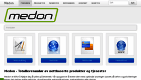 What Medon.no website looked like in 2017 (8 years ago)