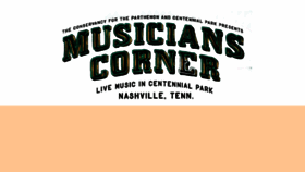 What Musicianscornernashville.com website looked like in 2017 (7 years ago)