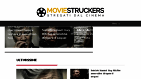 What Moviestruckers.com website looked like in 2017 (7 years ago)