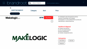 What Makelogic.com website looked like in 2017 (7 years ago)