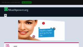 What Mouthpower.org website looked like in 2017 (6 years ago)