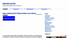 What Melhoreletro.com website looked like in 2017 (6 years ago)