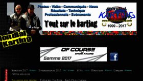 What Mondial-karting.com website looked like in 2017 (7 years ago)