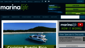 What Marinalife.com website looked like in 2017 (7 years ago)