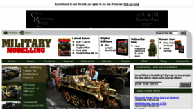 What Militarymodelling.com website looked like in 2017 (6 years ago)