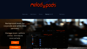 What Melodypods.com website looked like in 2017 (7 years ago)