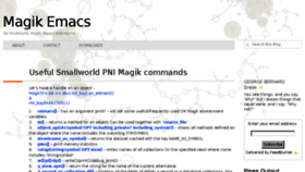 What Magikemacs.com website looked like in 2017 (6 years ago)