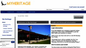What Myheritage.heritage.edu website looked like in 2017 (6 years ago)
