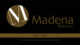 What Madena.be website looked like in 2017 (7 years ago)