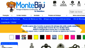 What Montebiju.com.br website looked like in 2017 (7 years ago)