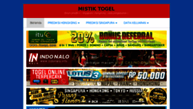 What Mistiktogel.com website looked like in 2017 (7 years ago)