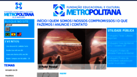 What Metro.org.br website looked like in 2017 (7 years ago)