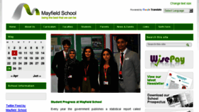 What Mayfieldschool.net website looked like in 2017 (7 years ago)