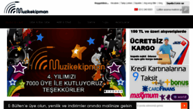 What Muzikekipman.com website looked like in 2017 (7 years ago)