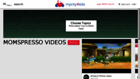 What Mycity4kids.com website looked like in 2017 (6 years ago)