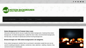 What Motionbackgrounds.co website looked like in 2017 (7 years ago)
