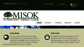 What Misok.com website looked like in 2017 (7 years ago)