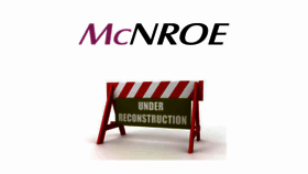 What Mcnroe.com website looked like in 2017 (7 years ago)