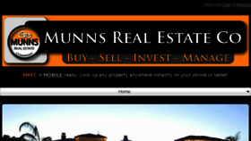 What Munnsrealestate.com website looked like in 2017 (6 years ago)