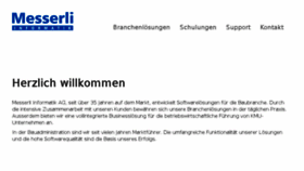 What Messerli.ch website looked like in 2017 (6 years ago)