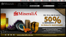 What Mineralia.com.mx website looked like in 2017 (7 years ago)