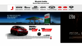 What Mitsubishisatelite.com.mx website looked like in 2017 (6 years ago)