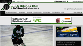What Mngirlshockeyhub.com website looked like in 2017 (7 years ago)