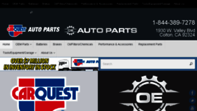 What Mossbrosautoparts.com website looked like in 2017 (6 years ago)