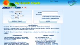 What Mygrowthcharts.com website looked like in 2017 (6 years ago)