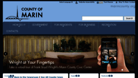 What Marin.org website looked like in 2017 (7 years ago)