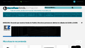 What Microfusatienda.com website looked like in 2017 (8 years ago)