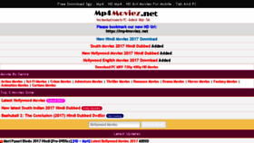 What Mp4moviez.mobi website looked like in 2017 (6 years ago)
