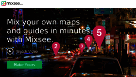 What Mixsee.com website looked like in 2017 (6 years ago)