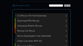 What Mp4movies.info website looked like in 2017 (6 years ago)