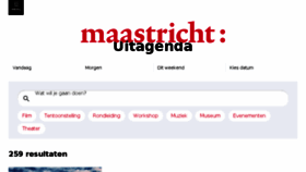 What Maastrichtsuitburo.nl website looked like in 2017 (6 years ago)