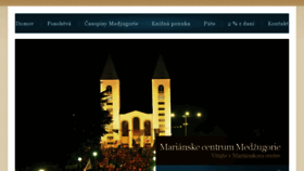 What Medjugorje.sk website looked like in 2017 (6 years ago)