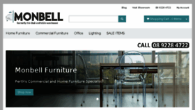 What Monbell.com.au website looked like in 2017 (6 years ago)