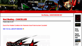 What Meeaneespeedway.co.nz website looked like in 2017 (6 years ago)