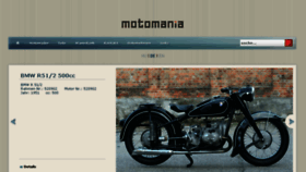 What Motomania.at website looked like in 2017 (6 years ago)