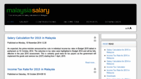 What Malaysiasalary.com website looked like in 2017 (7 years ago)