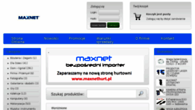 What Maxnet.chh.pl website looked like in 2017 (7 years ago)