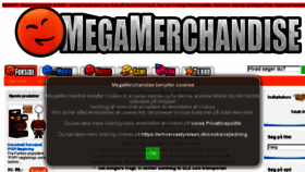 What Megamerchandise.dk website looked like in 2017 (7 years ago)